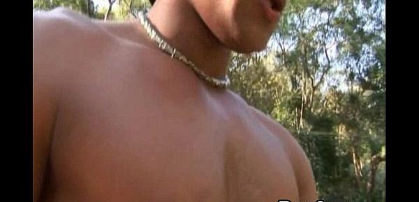  Wild  Muscle Beefy In Anal Fucking In The Forest